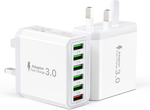 Pack 33w usb - plug, 6-port